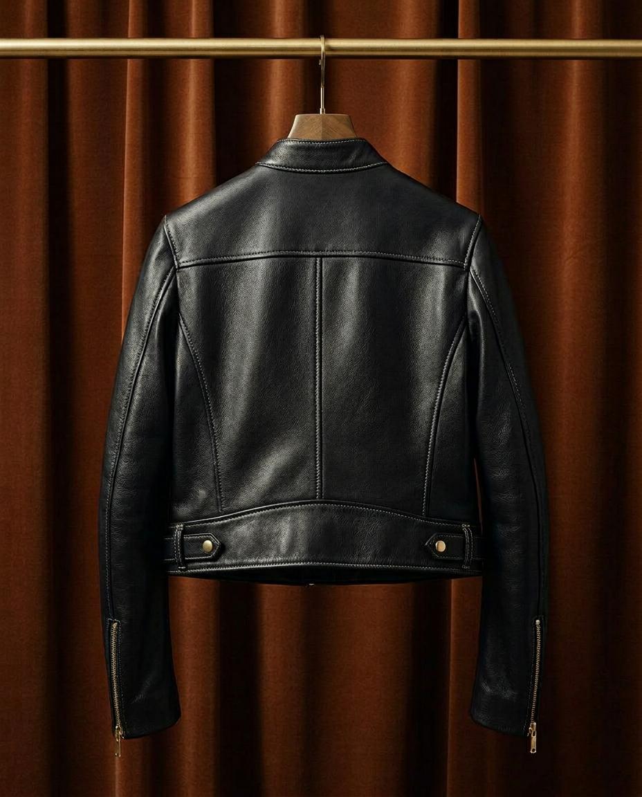 Le Noir Cropped Biker thumbnail 2