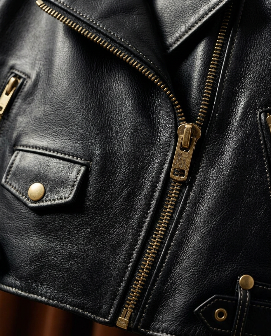 Le Noir Cropped Biker thumbnail 4